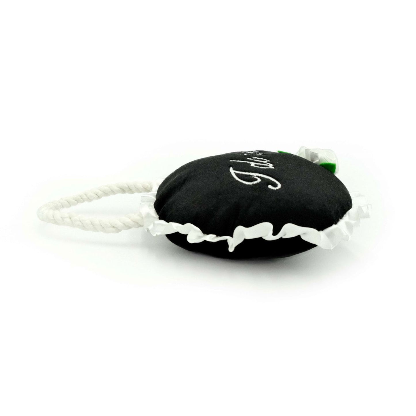 Zippy Paws Squeakie Pattiez Plush Squeaker Dog Toy - I Do Too Wedding Sign