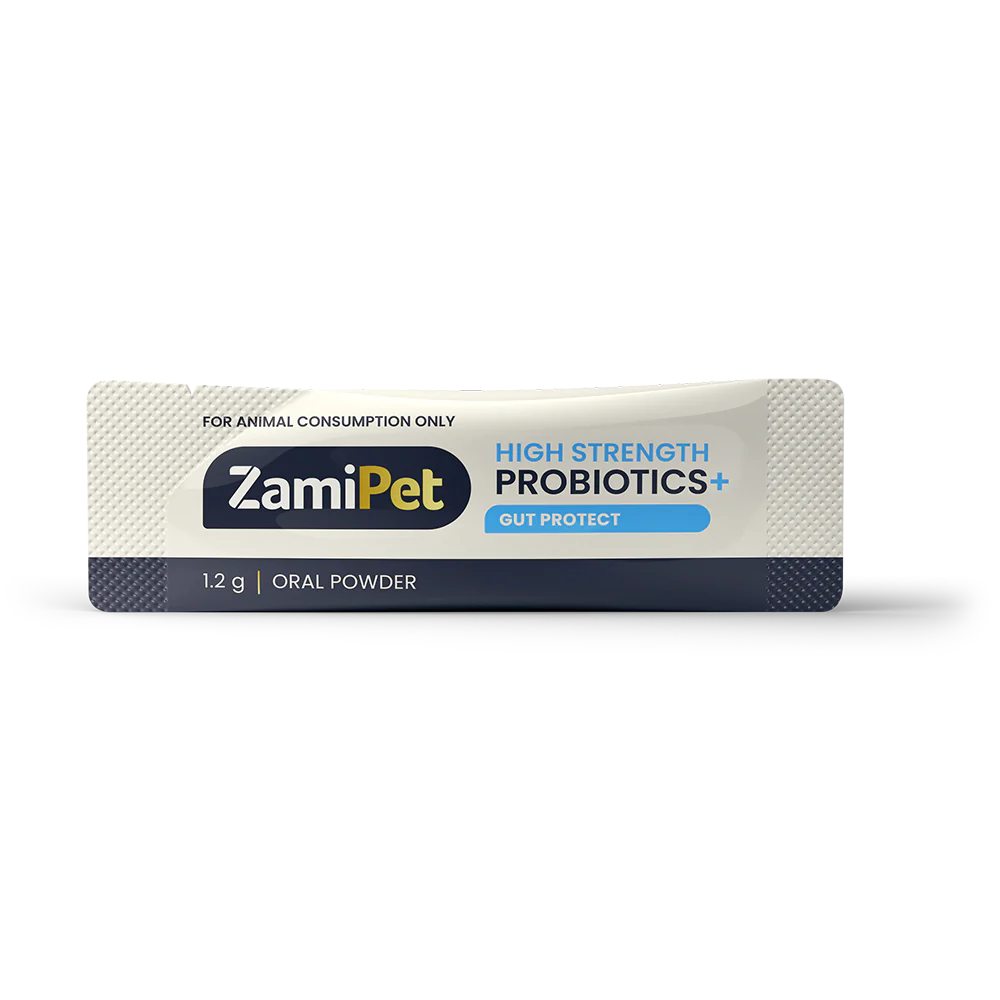 ZamiPet High Strength Probiotics+ Gut Protect Oral Powder - 30 x 1.2g