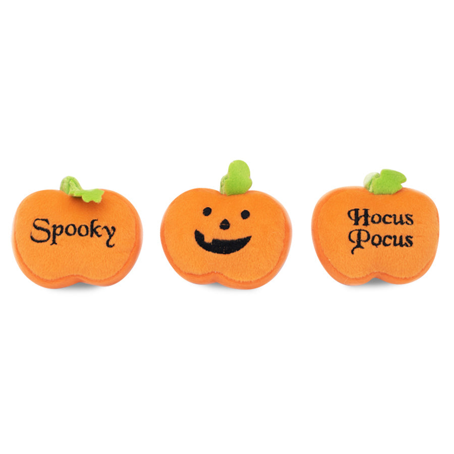 Zippy Paws Halloween Miniz - Pumpkins (3-pack)
