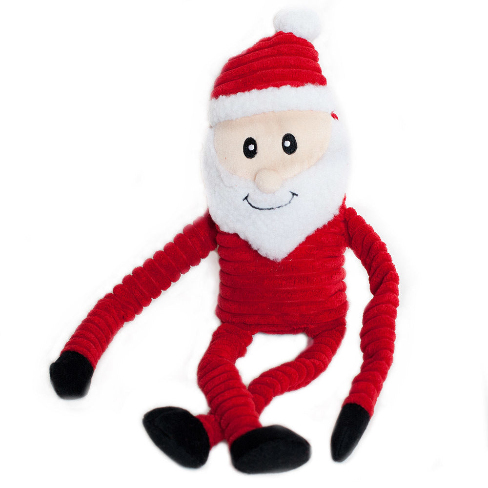 Zippy Paws Holiday Crinkle - Santa - Large