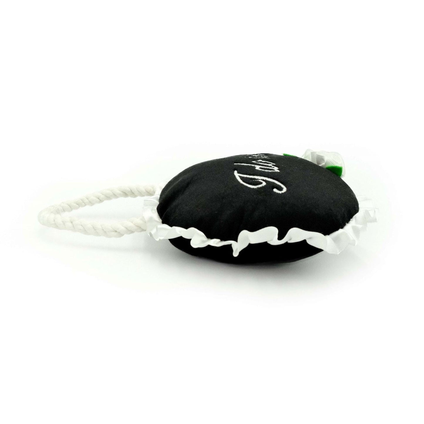 Zippy Paws Squeakie Pattiez Plush Squeaker Dog Toy - I Do Too Wedding Sign