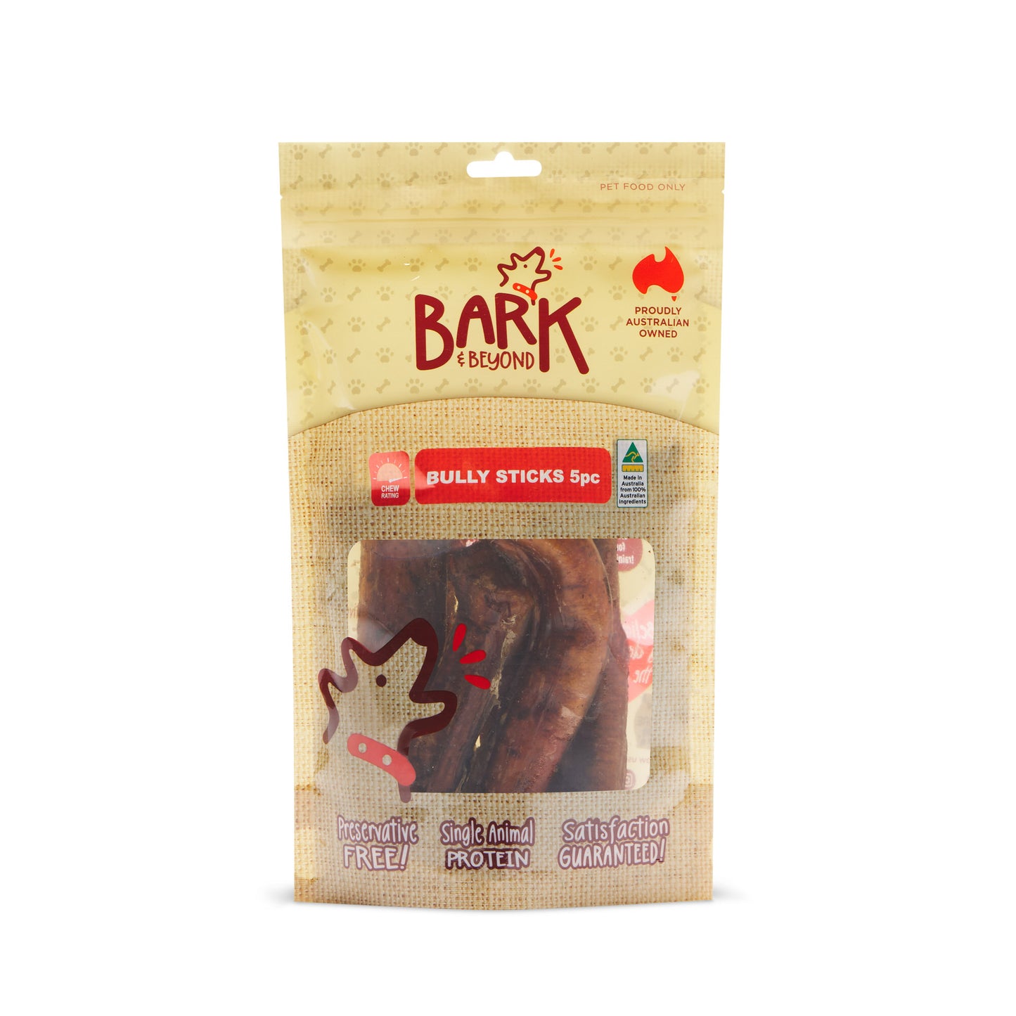 Bark & Beyond Bully Sticks - 5pc