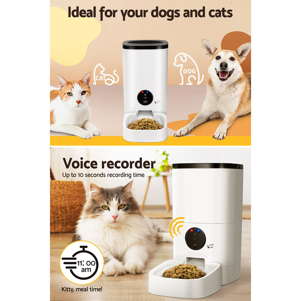 i.Pet Automatic Smart Pet Feeder 6L Auto Wifi App