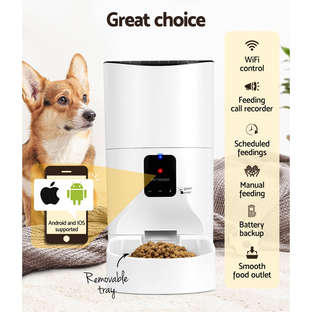 i.Pet Automatic Smart Pet Feeder 9L Auto Wifi App