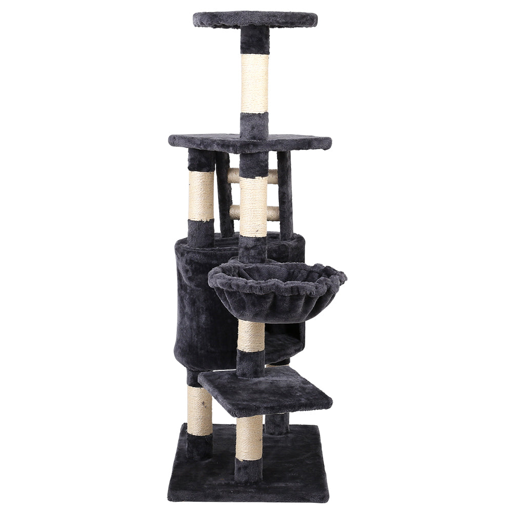 i.Pet Cat Scratcher Tower Multi Level With House 120cm