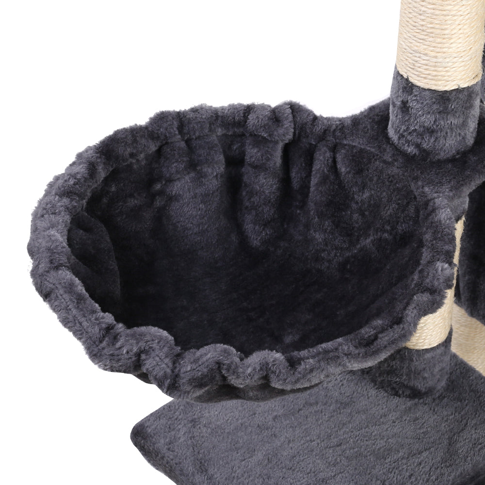 i.Pet Cat Scratcher Tower Multi Level With House 120cm
