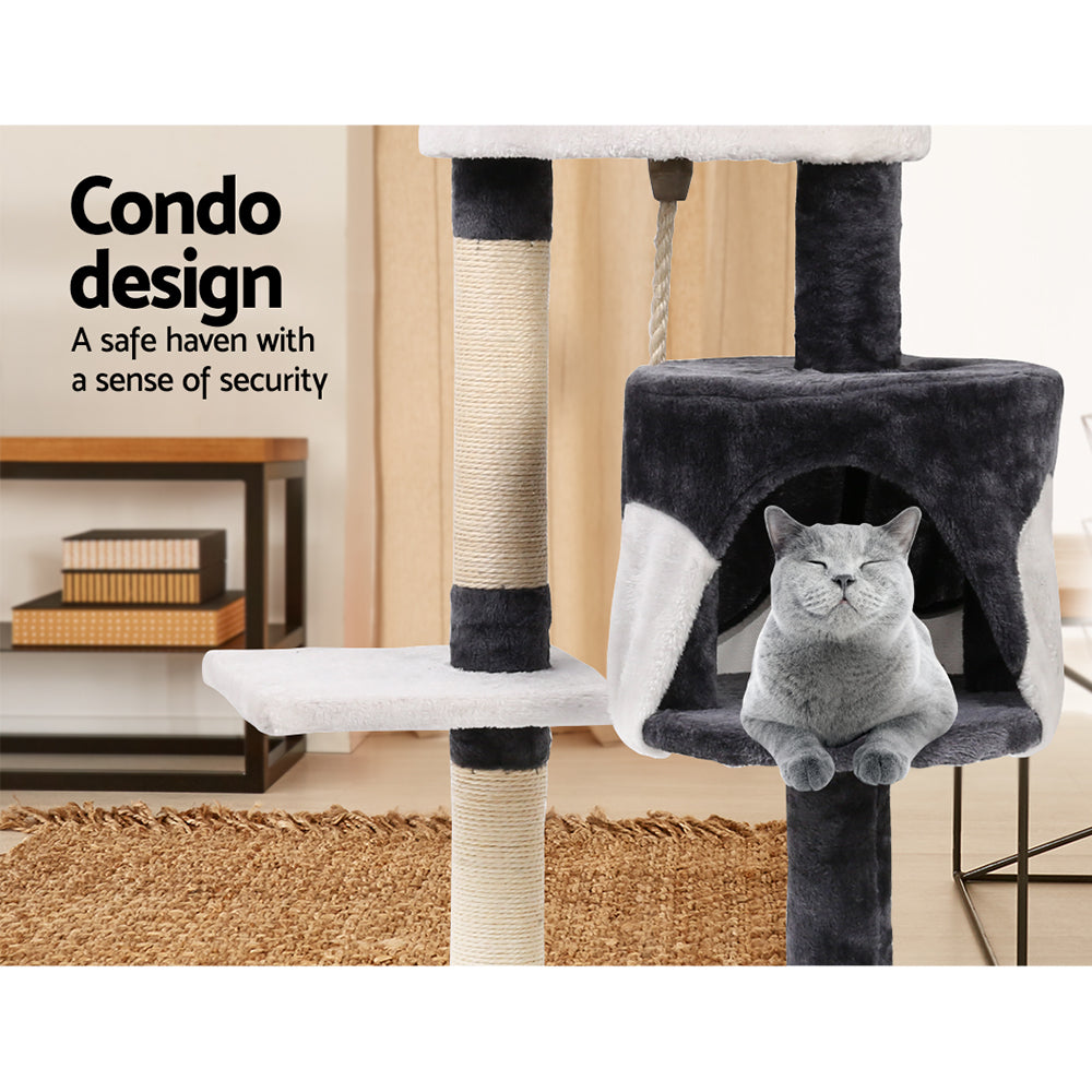 i.Pet Cat Scratcher Tower With House 112cm