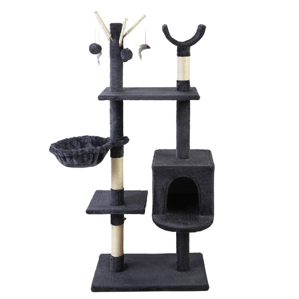 i.Pet Cat Scratcher Tower With House 140cm