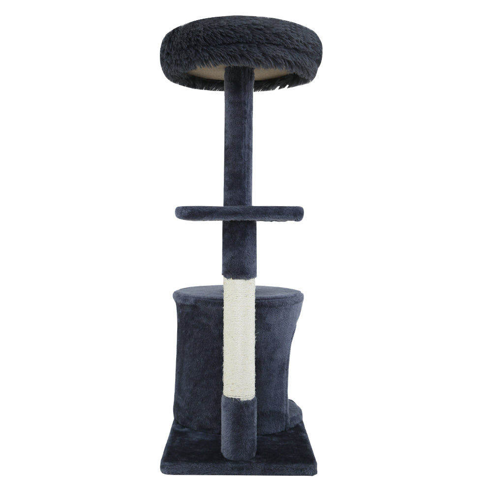 i.Pet Cat Scratcher Tower With House Grey 94cm