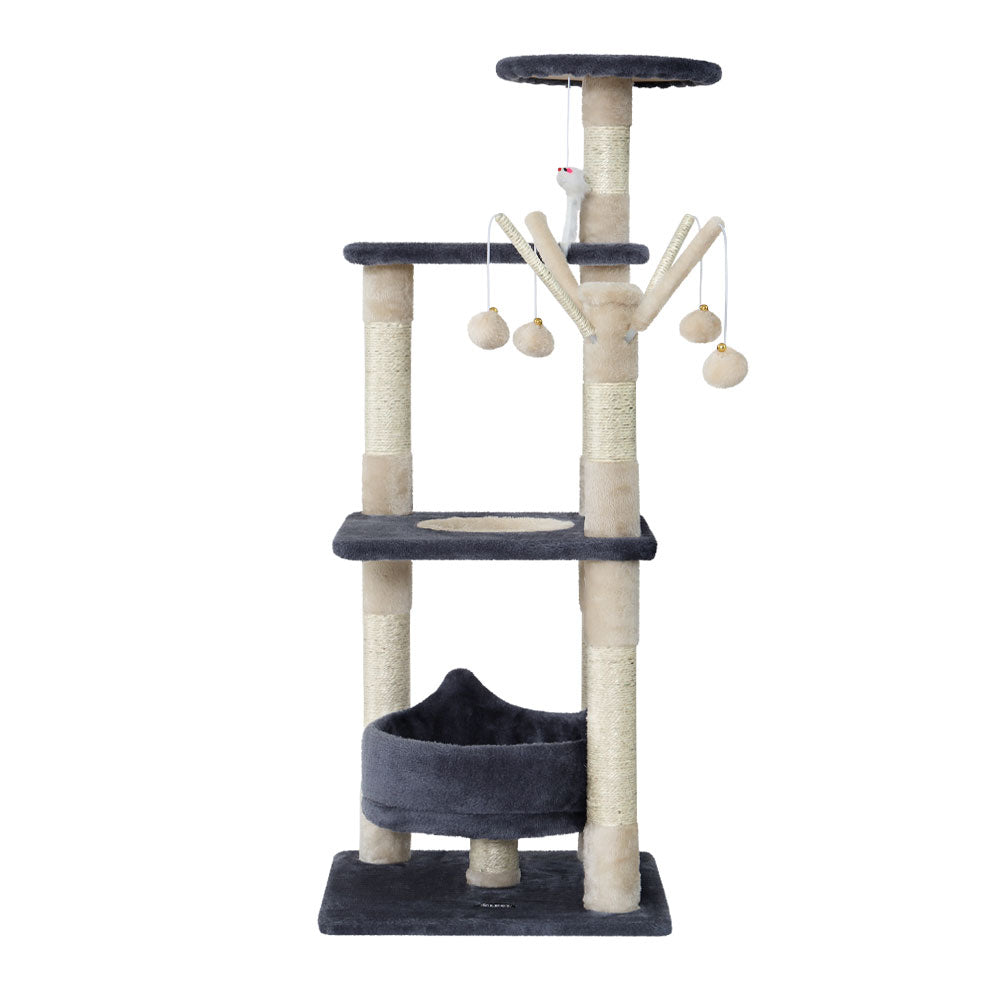 i.Pet Cat Scratcher Tower With Toys 110cm