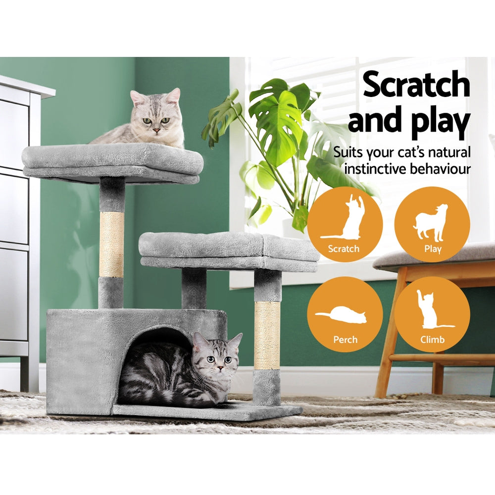 i.Pet Cat Scratcher With House 69cm