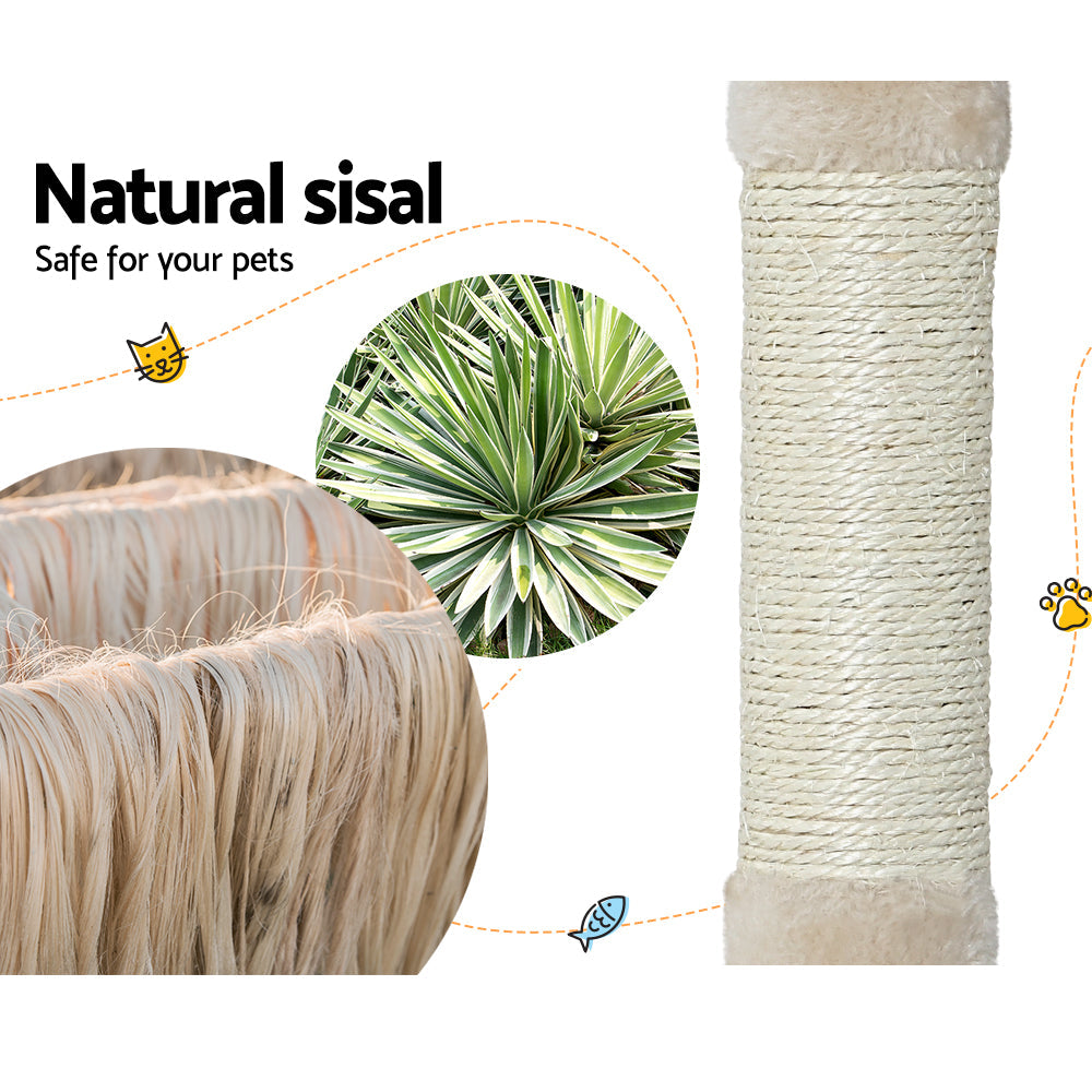 i.Pet Cat Scratcher With House 90cm