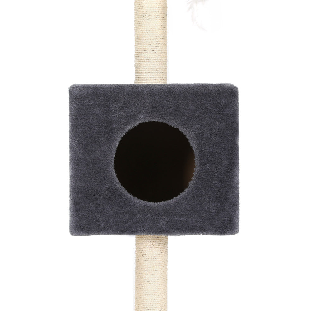 i.Pet Cat Tower Scratching Post Floor to Ceiling 260cm