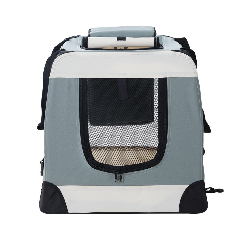 i.Pet Foldable Carrier Soft - Light Grey - 2XL