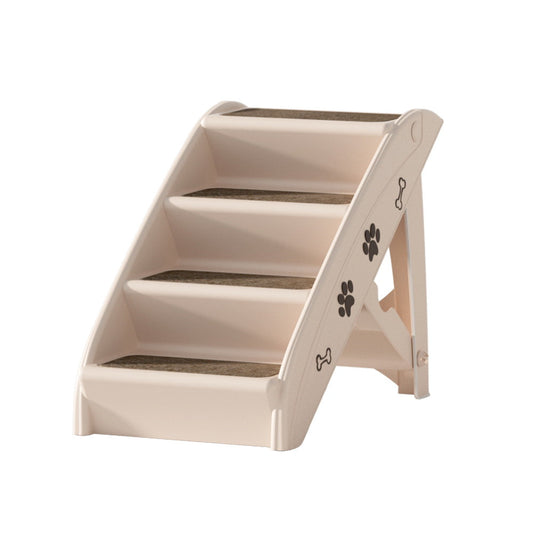 i.Pet Indoor Foldable Ladder Beige