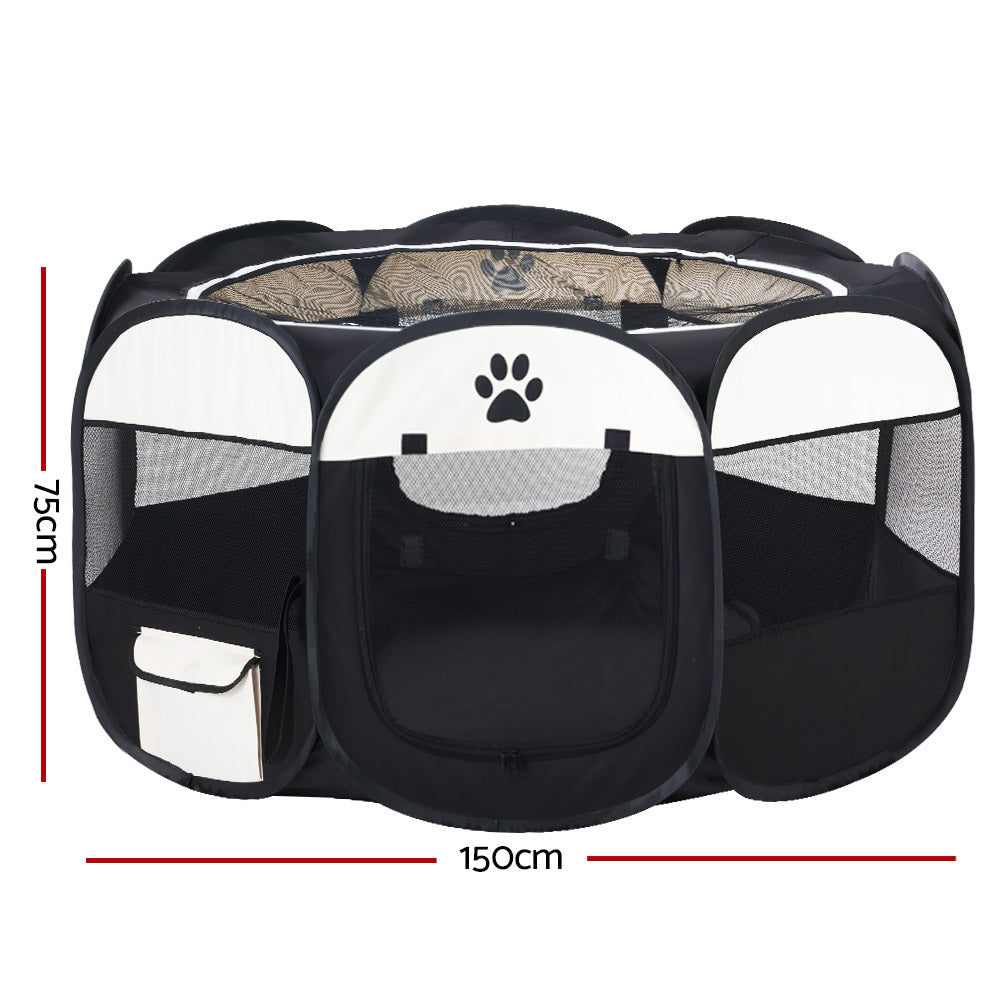 i.Pet Playpen Enclosure Fence 8 Panel 3XL