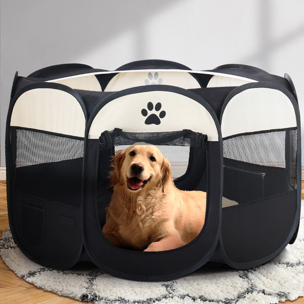 i.Pet Playpen Enclosure Fence 8 Panel 3XL