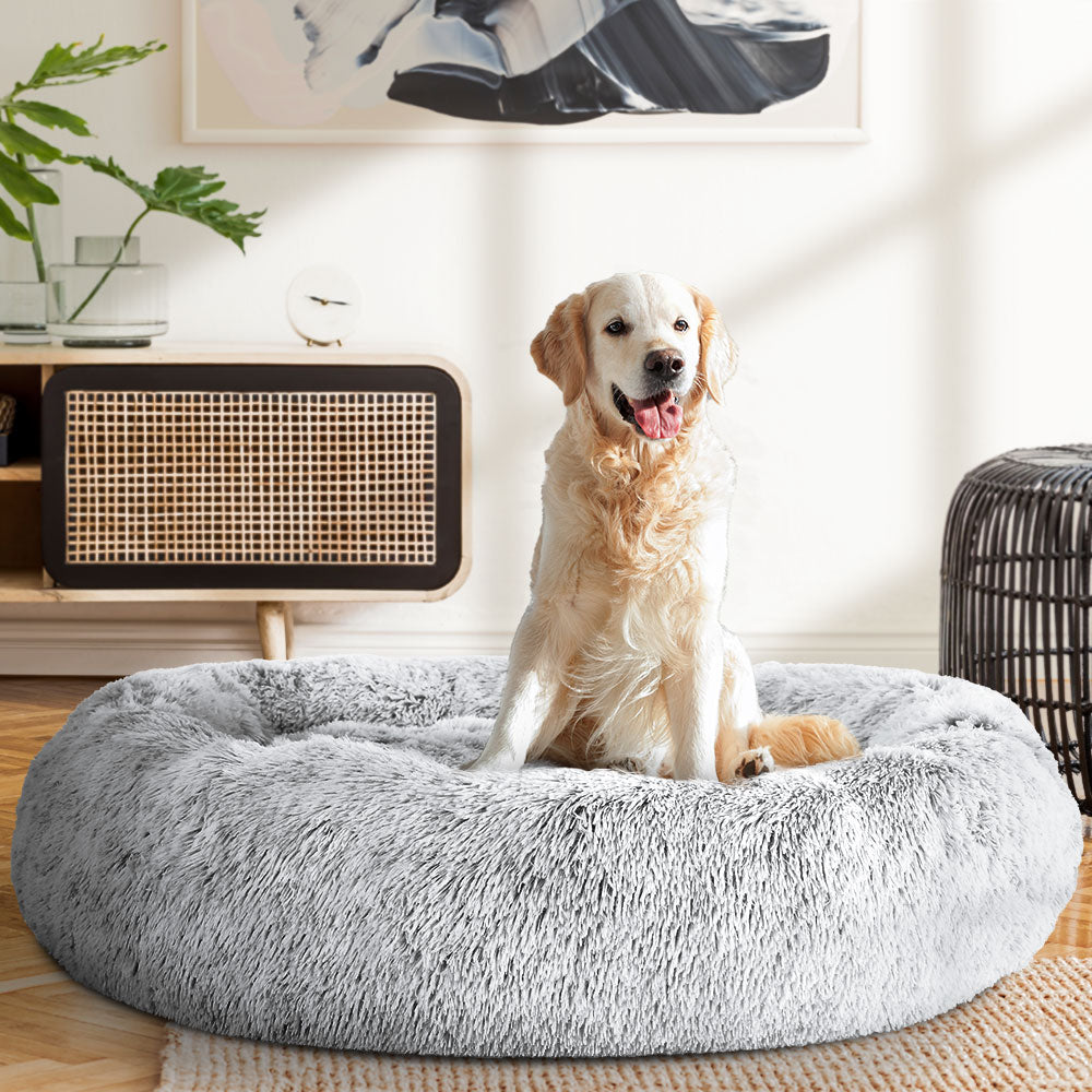 i.Pet Washable Extra Large Bed Charcoal 110cm
