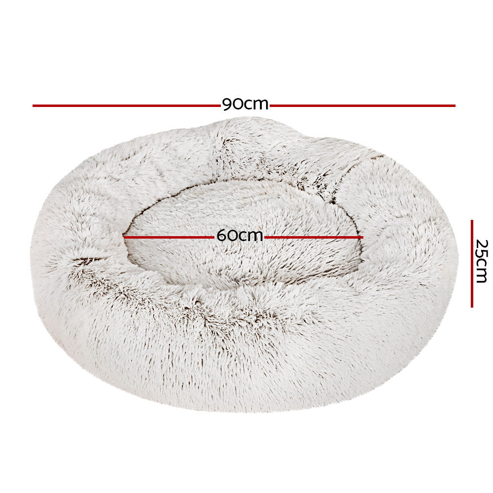 i.Pet Washable Large Bed White 90cm