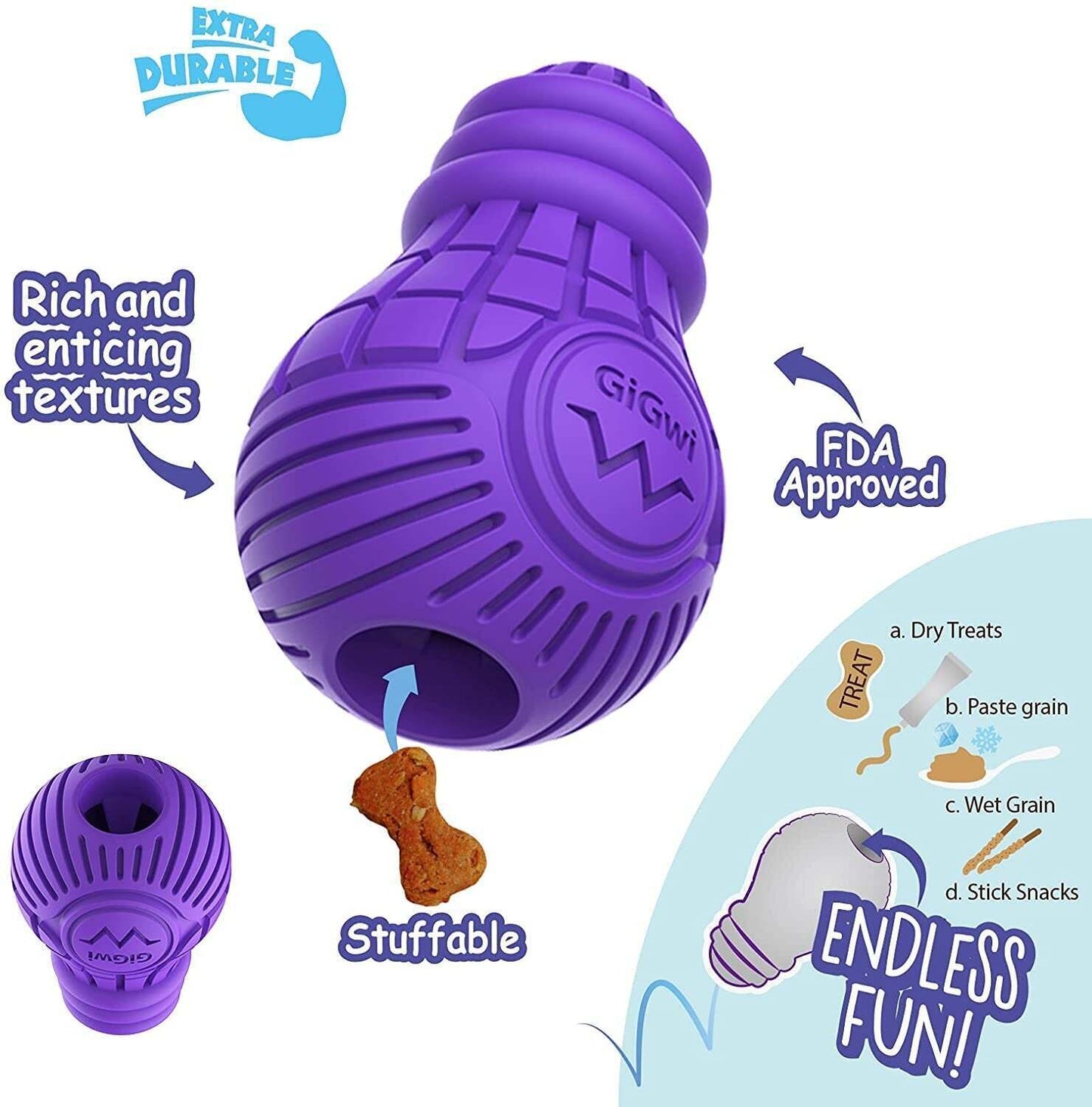 GiGwi Treat Dispensing Bulb
