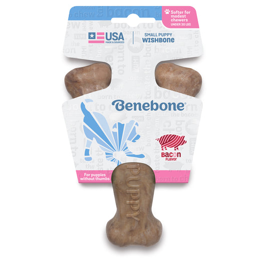Benebone Bacon Puppy Wishbone
