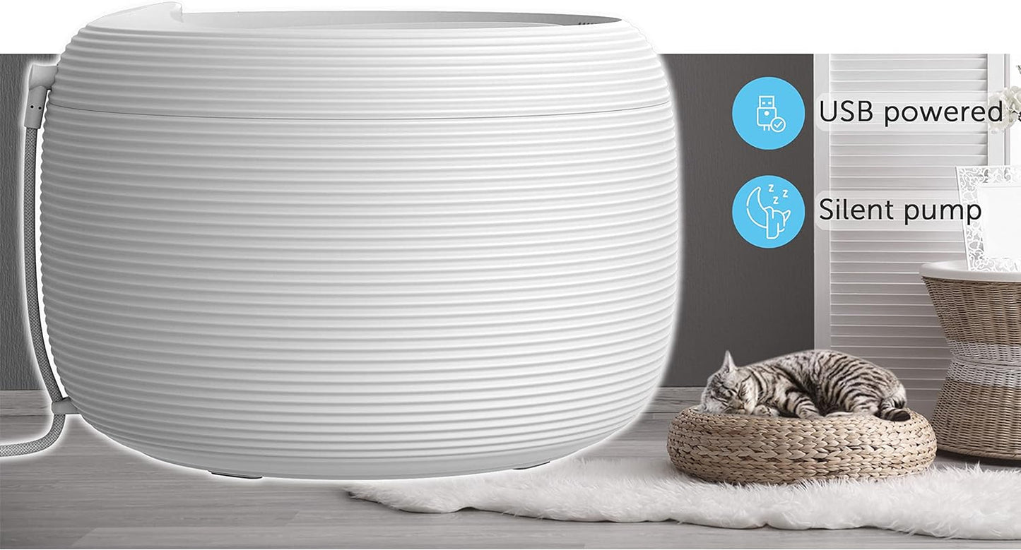 Pet Water Fountain for Cats & Dogs - 2.5L