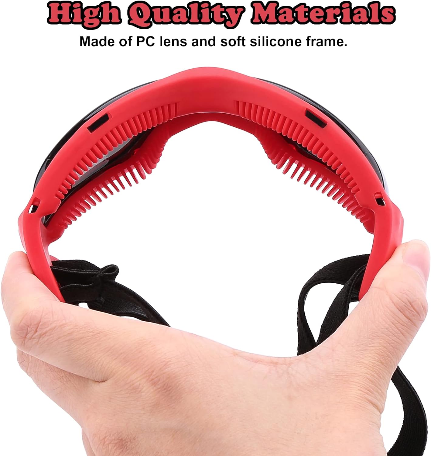 Dog UV Protection Goggles Red - Medium/Small