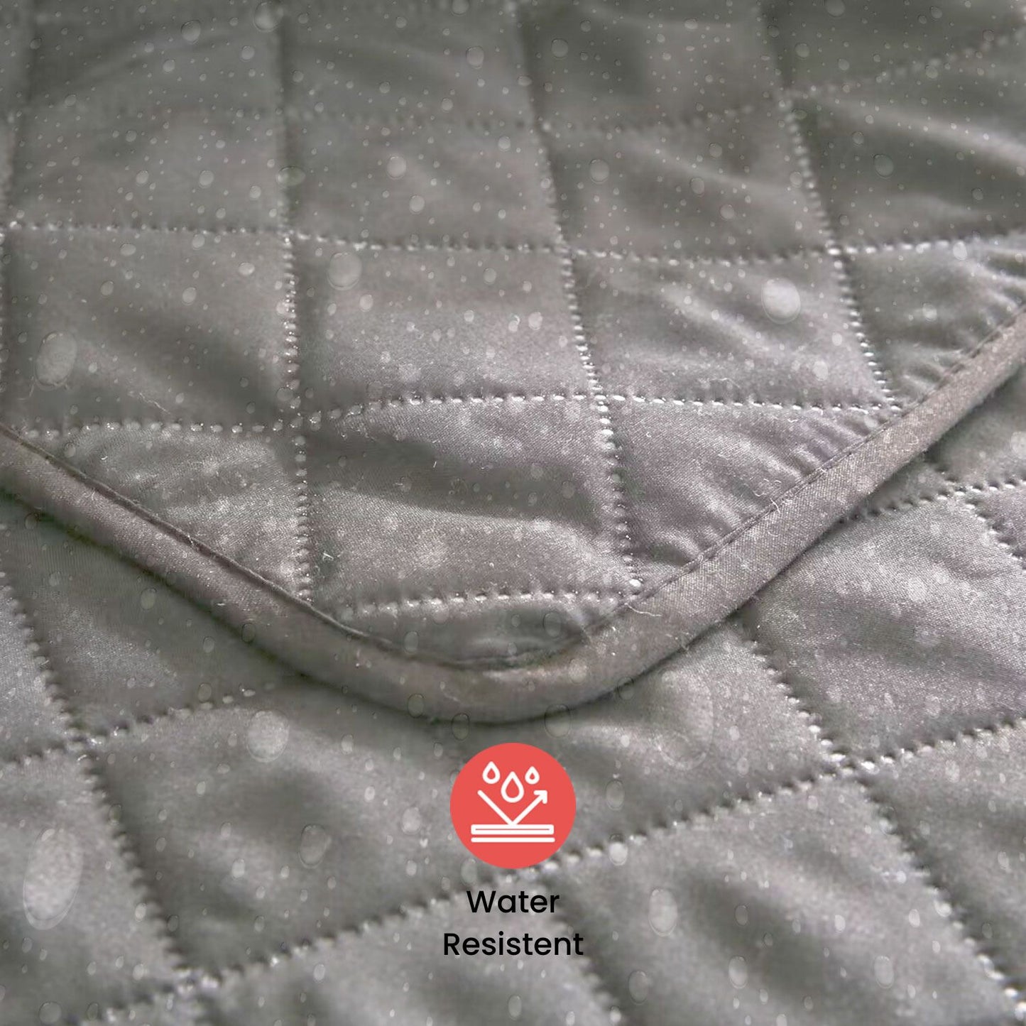 FLOOFI Pet Sofa Cover - Grey - 2 Seat