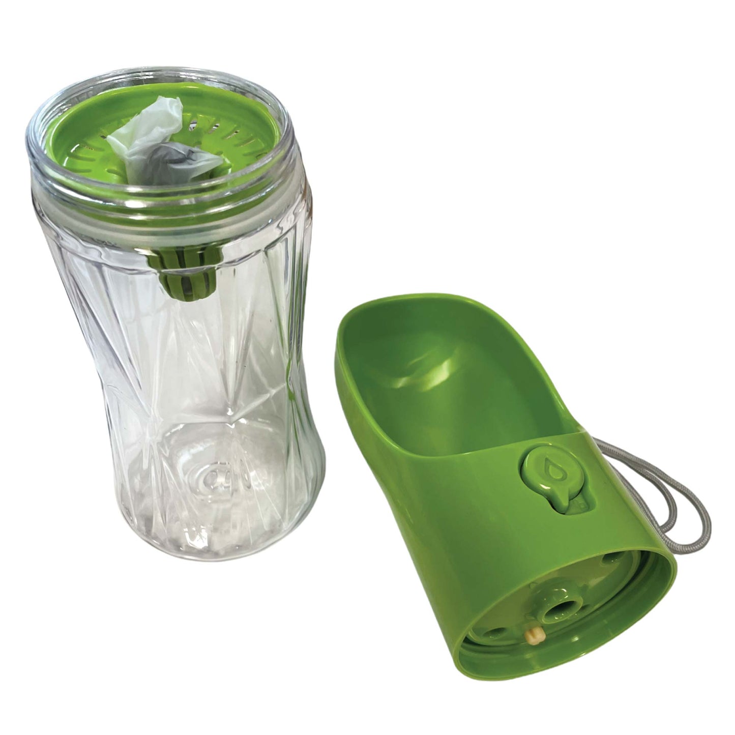 All For Paws Portable Travel Pet Water Bottle with Filter - 380ml