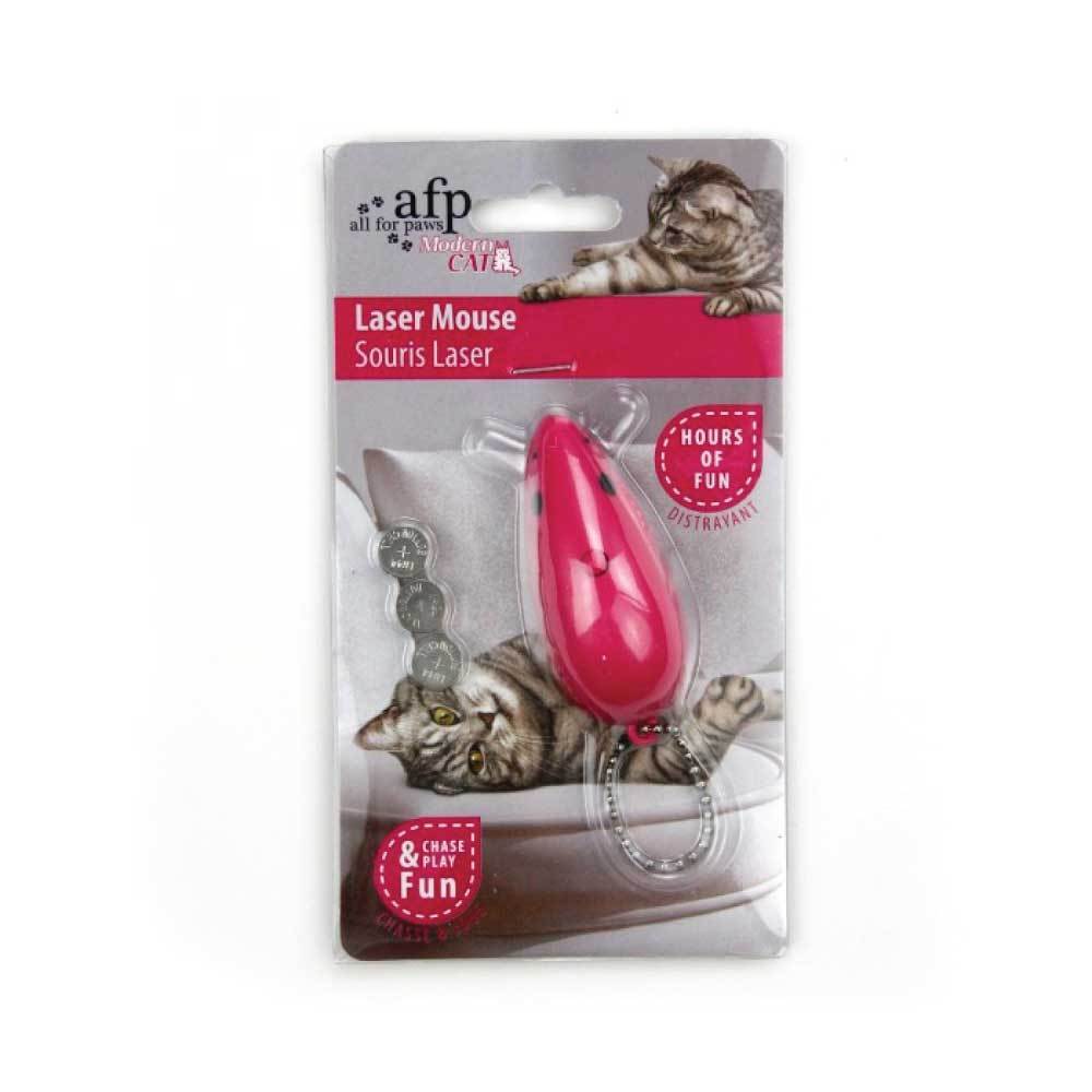 All For Paws LED Cat Mouse Light Pointer Toy - Pink