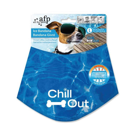 Chill Out Dog Cooling Ice Bandana - Large