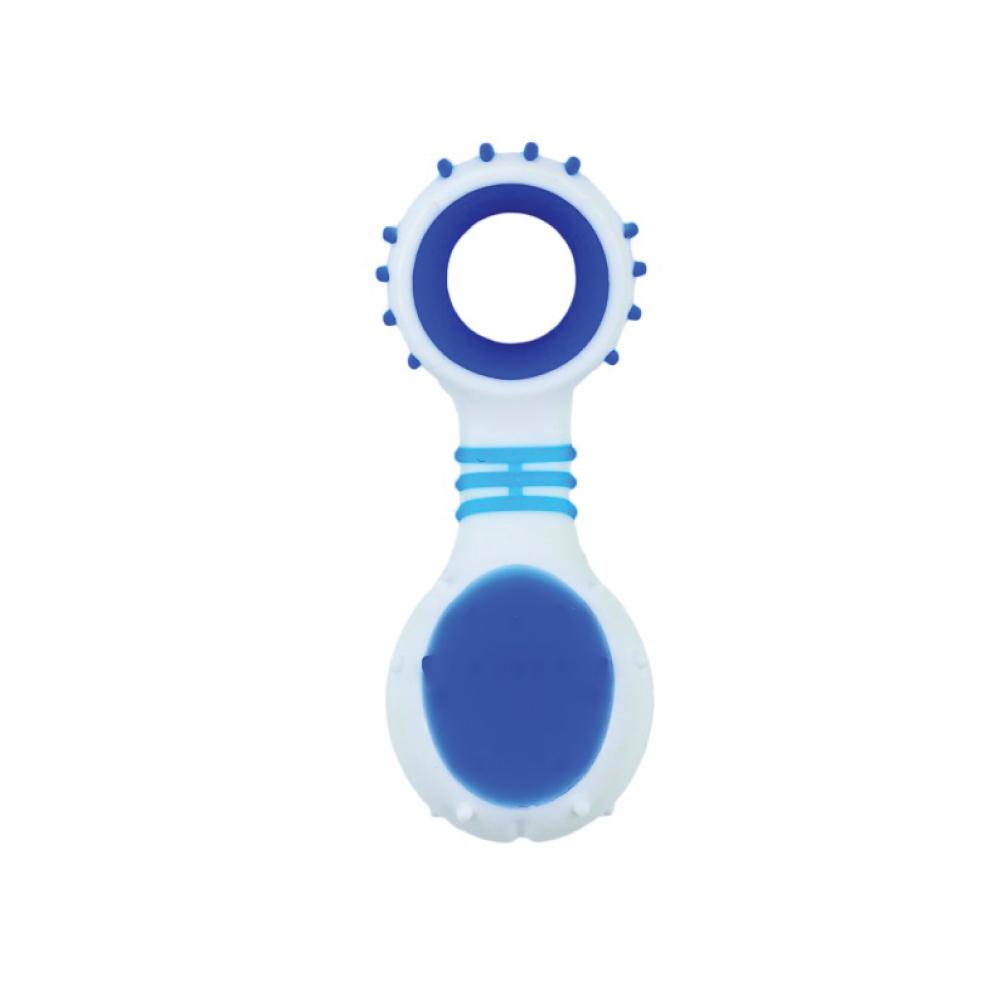 All For Paws Dog Dental Rattle - Blue
