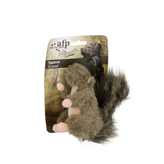 All For Paws Dog Squeaky Plush Toy Squirrel - Small
