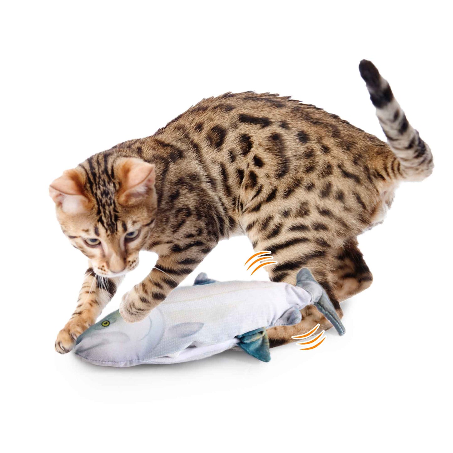 All For Paws USB Jittering Sardine Cat Toy + Catnip