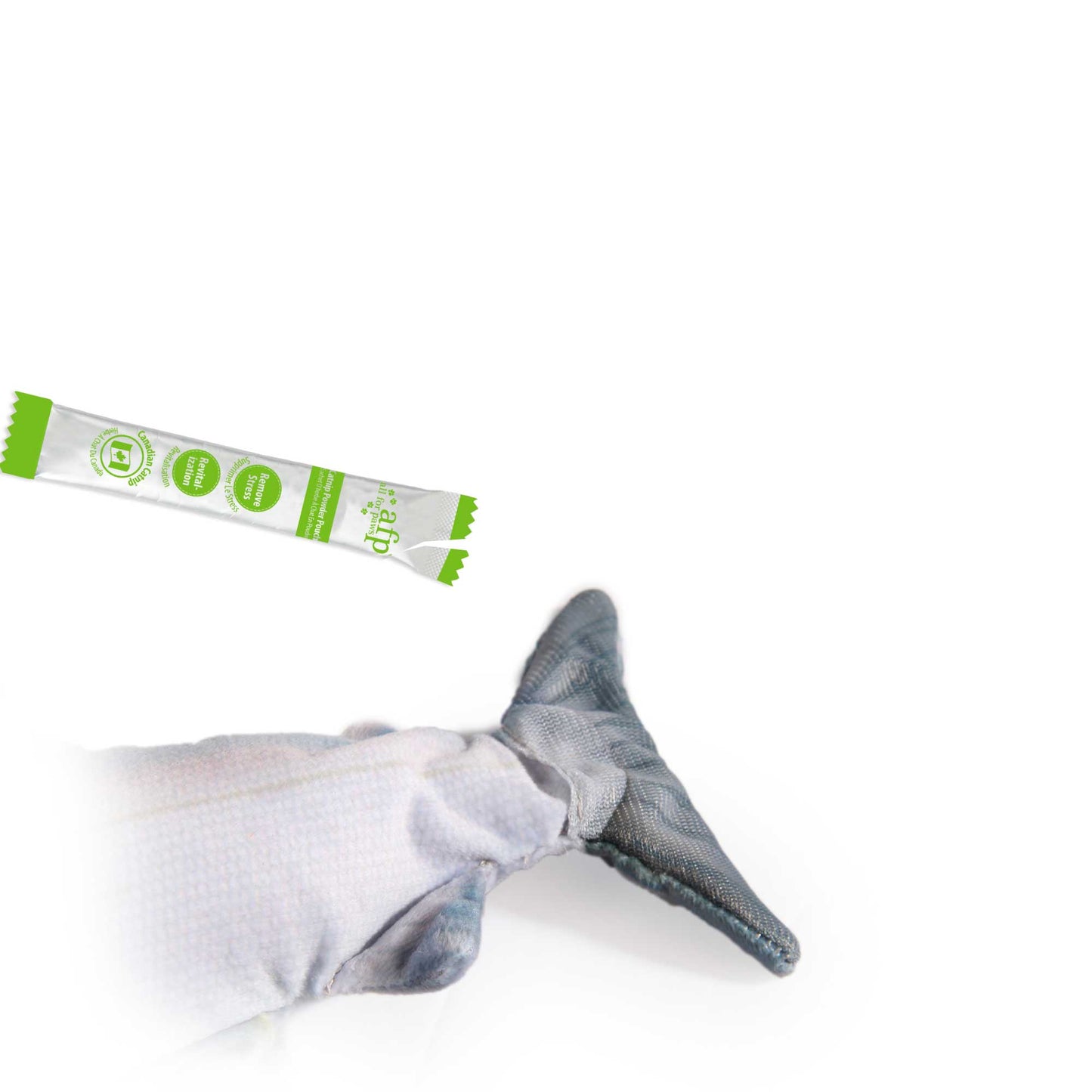 All For Paws USB Jittering Sardine Cat Toy + Catnip