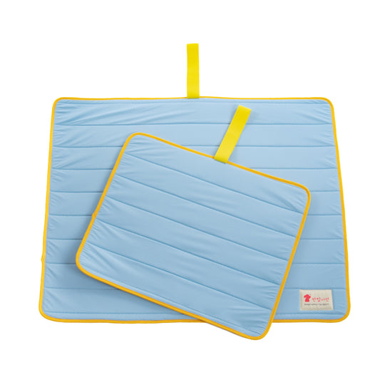 Banhamsisun Pet Cooling Mat Non-Slip Travel Outdoor BLUE - L