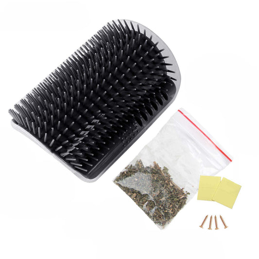 Cat Wall Corner Scratcher Comb - Black