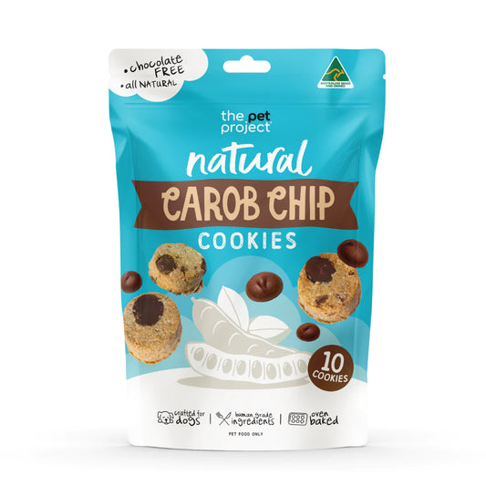 The Pet Project Natural Carob Chip Cookies - 10 Pack