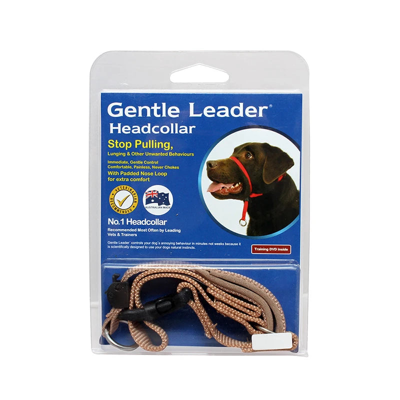 Beau Pets Gentle Leader Headcollar – Fawn