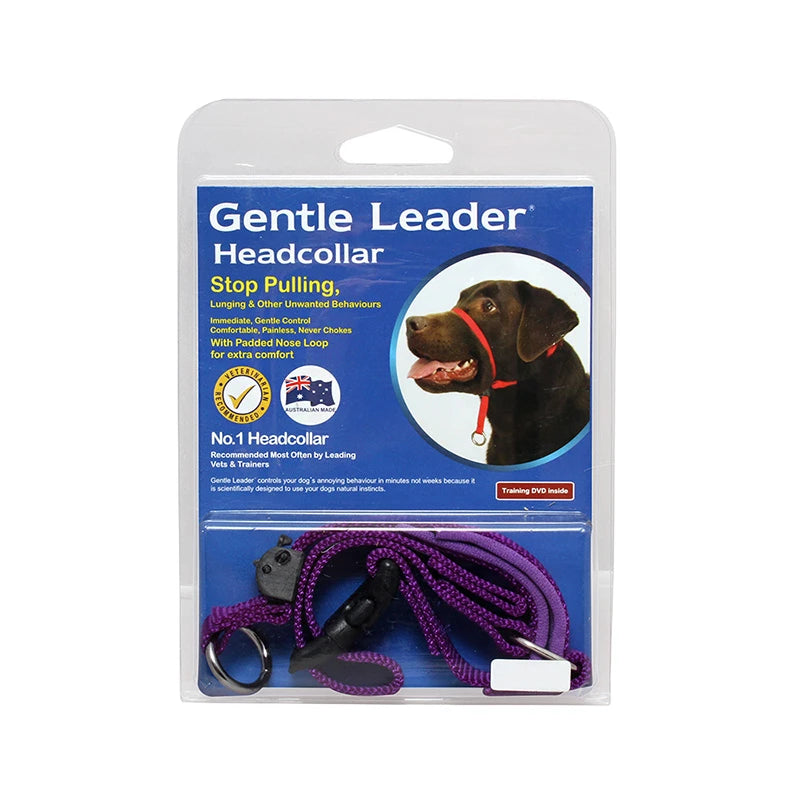 Beau Pets Gentle Leader Headcollar – Purple