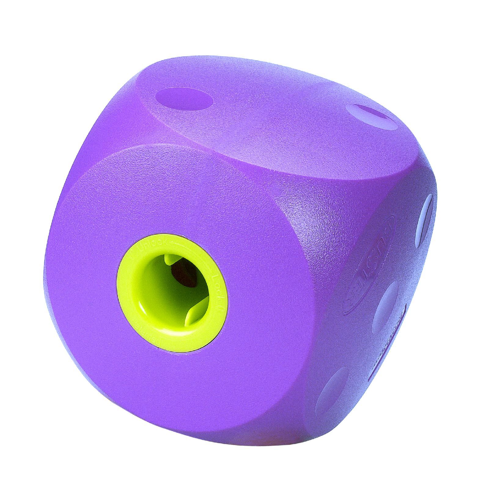 Buster Food Cube Interactive Treat Dispensing Dog Toy - Purple - Mini