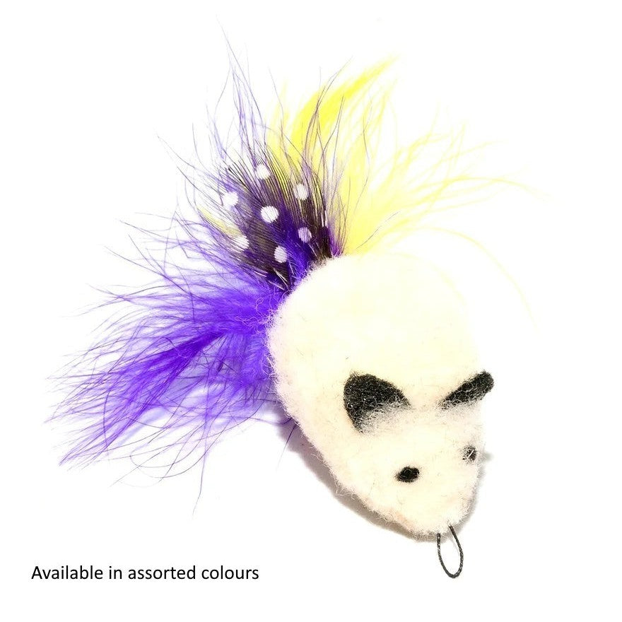 Cat Lures Replacement for Cat Lures & Wands - Wooly Feather Mouse