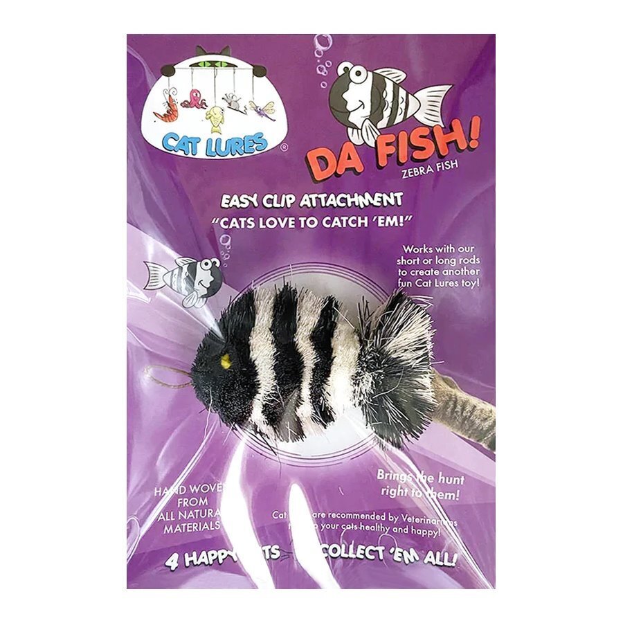 Cat Lures Replacement for Cat Lures & Wands - Zebra Fish