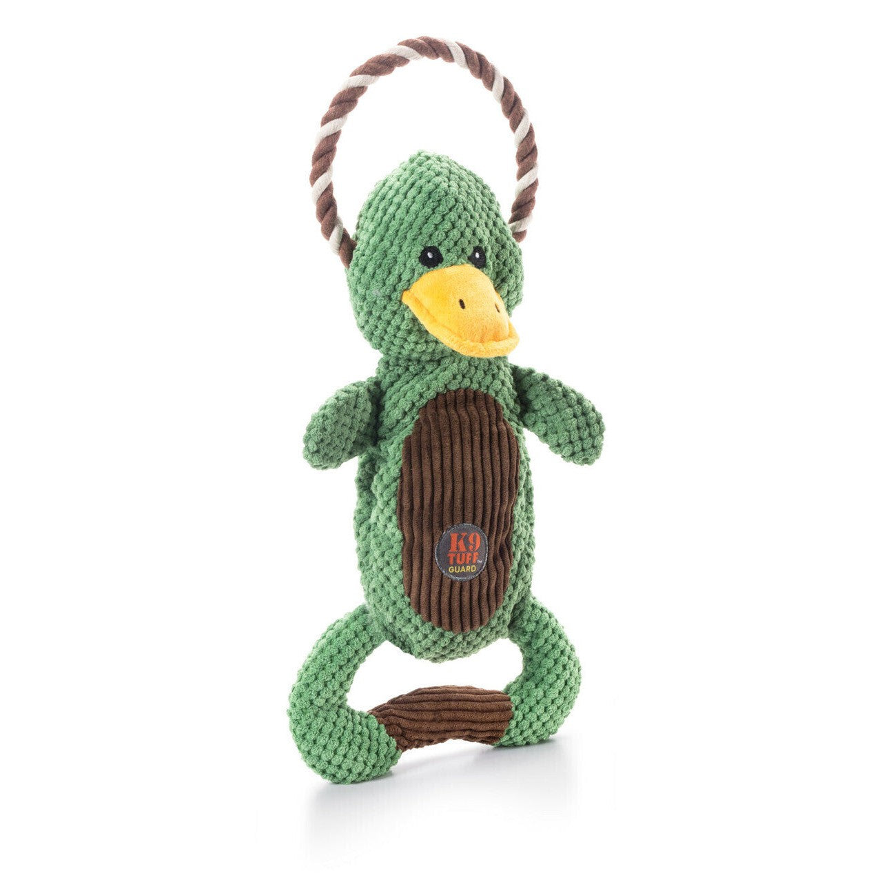 Charming Pet Scrunch Bunch & Squeak Dog Toy - Duck