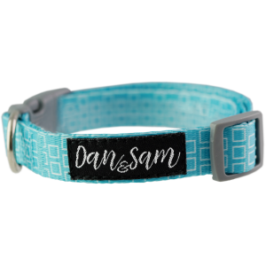 Dan & Sam Adjustable Polyester Dog Webbing Collar – Grooving