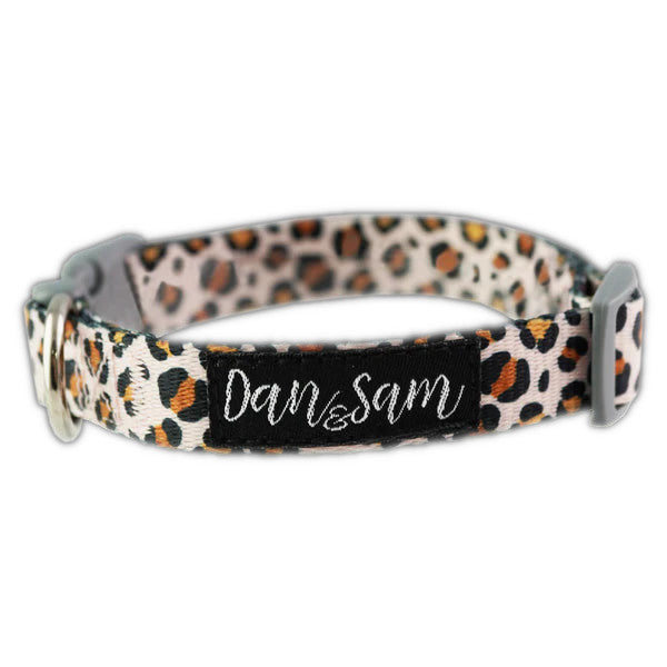 Dan & Sam Adjustable Polyester Dog Webbing Collar – Wild One