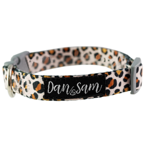 Dan & Sam Adjustable Polyester Dog Webbing Collar – Wild One