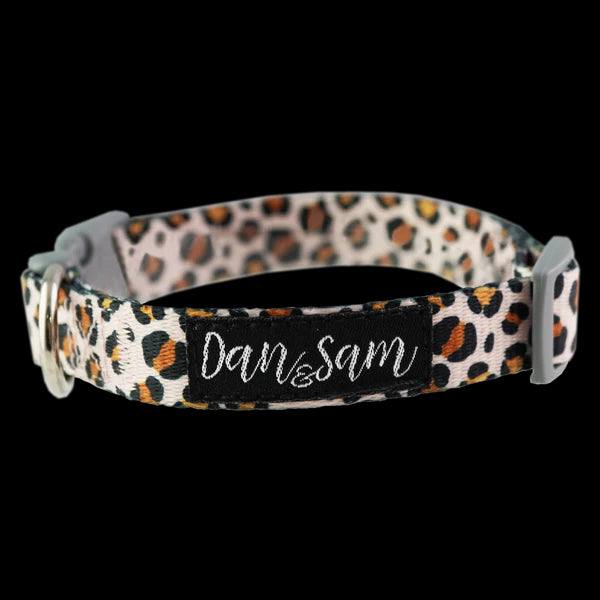 Dan & Sam Adjustable Polyester Dog Webbing Collar – Wild One