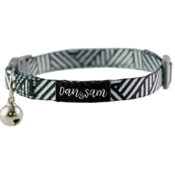 Dan & Sam Cat Adjustable Safety Collar – Abstract