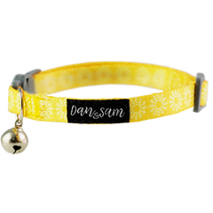 Dan & Sam Cat Adjustable Safety Collar – Sunflower